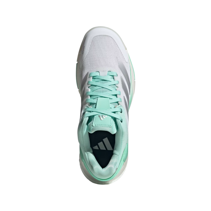 Pantofi Padel Adidas Femei Crazyquick Boost Clear Mint/Silver Metallic [6]