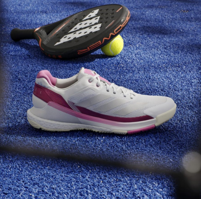 Pantofi Padel Adidas Femei Crazyquick Boost White/Pink [5]