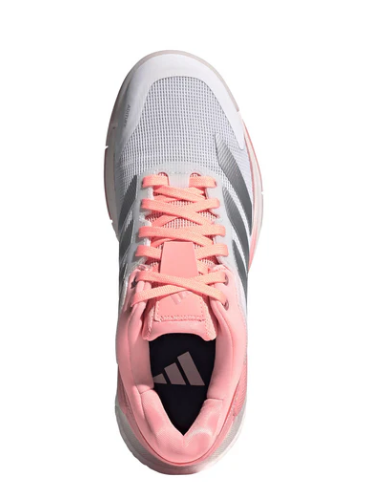 Pantofi Padel Adidas Femei Crazyquick Boost White/Pink [3]