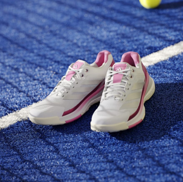 Pantofi Padel Adidas Femei Crazyquick Boost White/Pink [6]