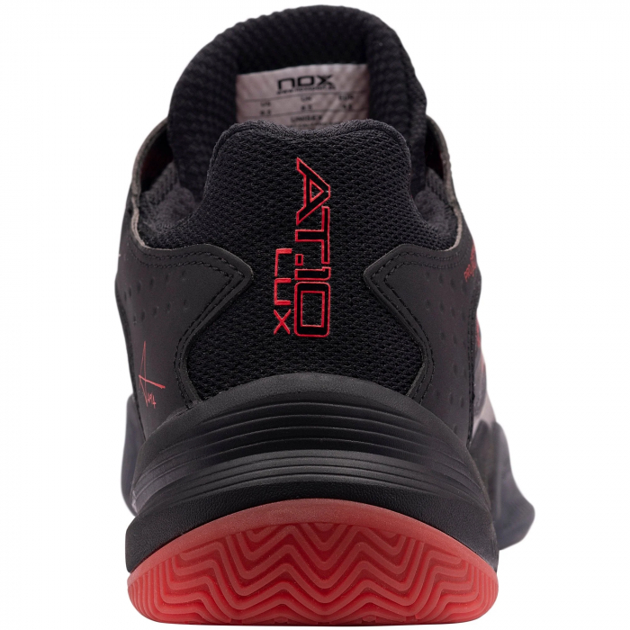Pantofi Padel Nox AT10 Lux Negru/Rosu [4]