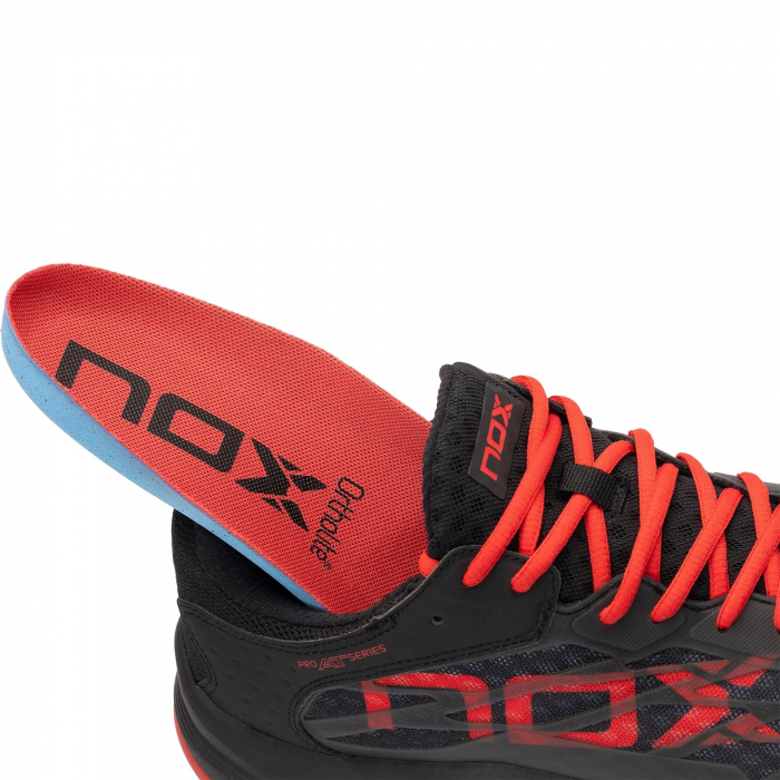 Pantofi Padel Nox AT10 Lux Negru/Rosu [8]