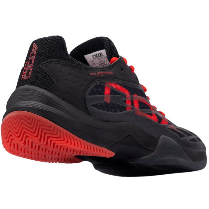Pantofi Padel Nox AT10 Lux Negru/Rosu [9]