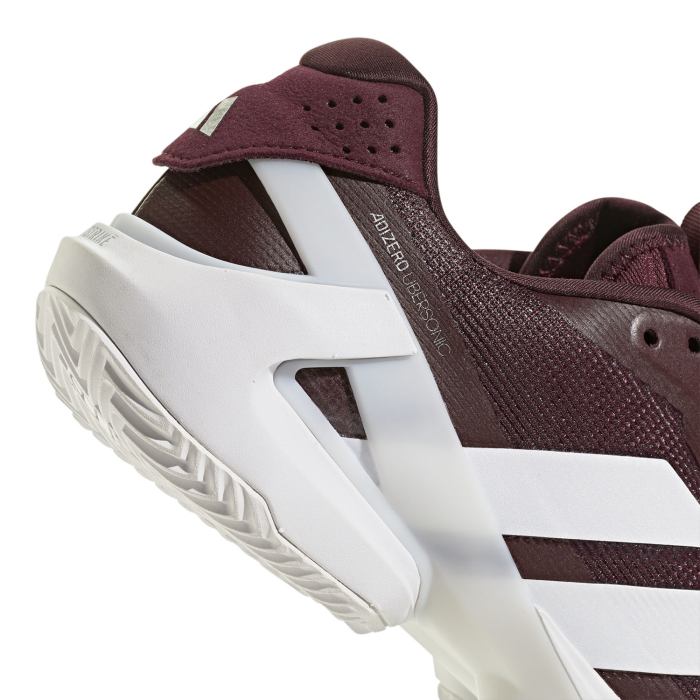 Pantofi Tenis Adidas Adizero Ubersonic 5 Maroon/Silver Metallic [7]