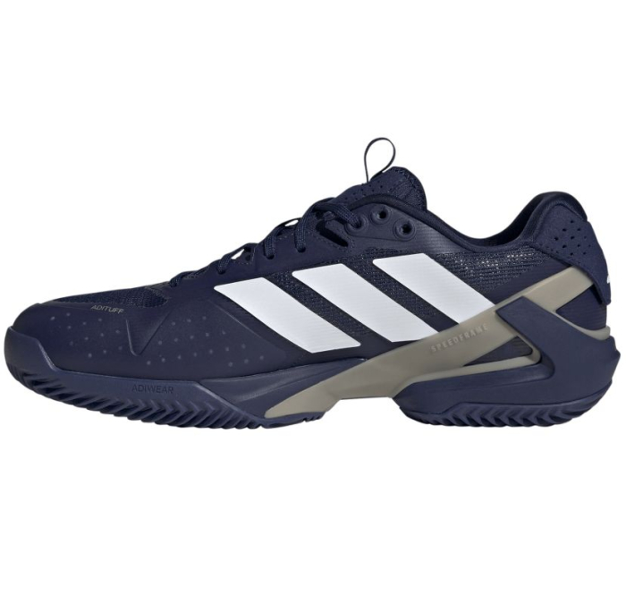 Pantofi Tenis Adidas Barbati Adizero Ubersonic 5 Clay Dark Blue/Cyber Metallic [3]