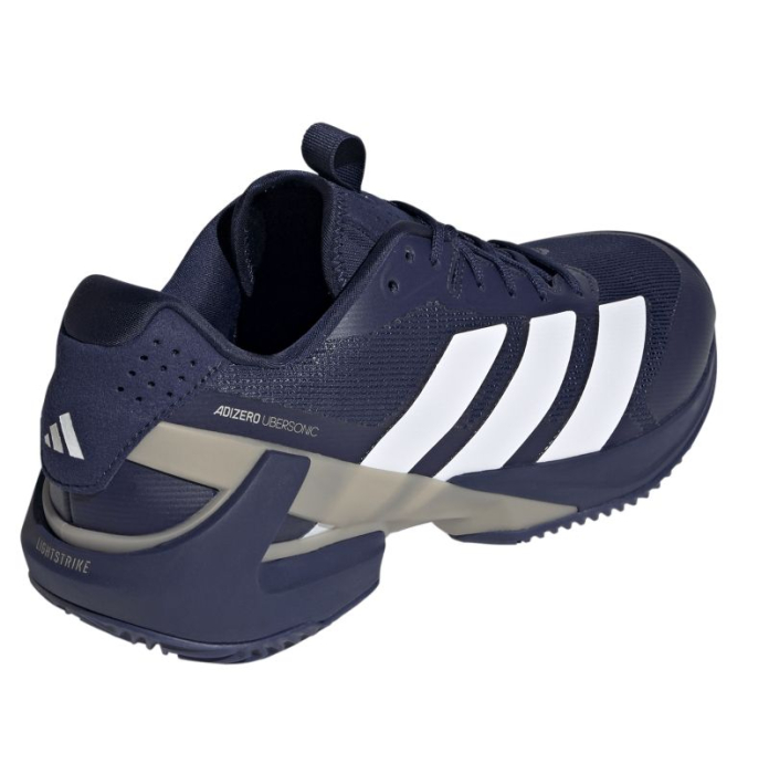 Pantofi Tenis Adidas Barbati Adizero Ubersonic 5 Clay Dark Blue/Cyber Metallic [4]