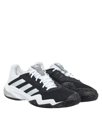 Pantofi Tenis Adidas Barbati Barricade 13 Black/White [4]