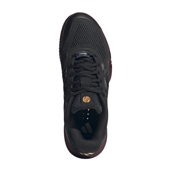 Pantofi Tenis Adidas Barbati Barricade 14 Zgura Core Black/Maroon [5]