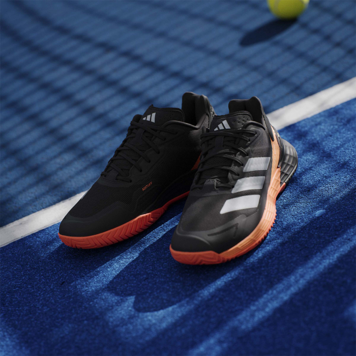 Pantofi Tenis Adidas Barbati Defiant Speed 2 Black/Orange [9]