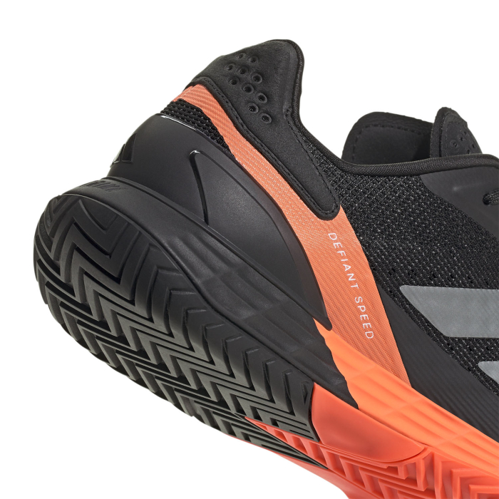 Pantofi Tenis Adidas Barbati Defiant Speed 2 Black/Orange [6]