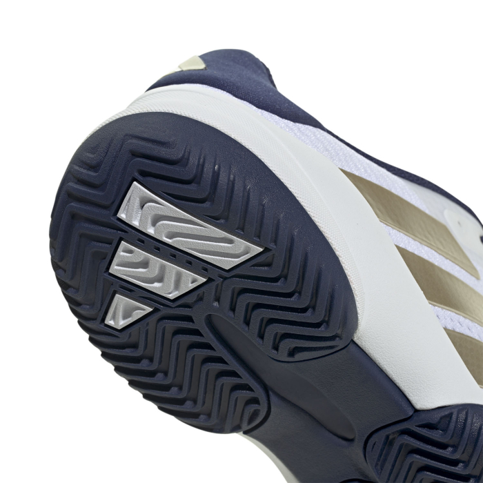 Pantofi Tenis Adidas Copii Barricade K Cloud White/Dark Blue [7]