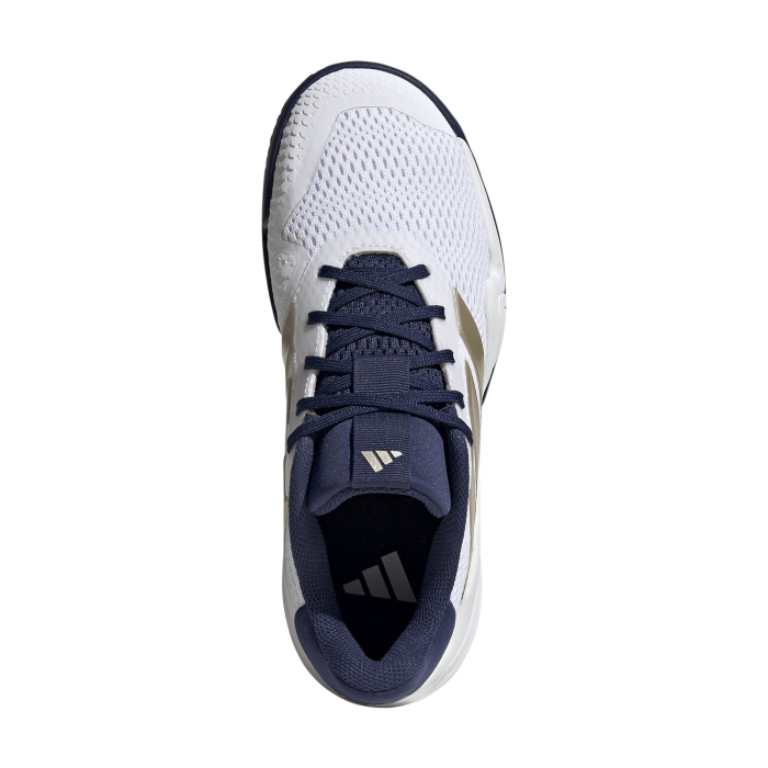 Pantofi Tenis Adidas Copii Barricade K Cloud White/Dark Blue [5]