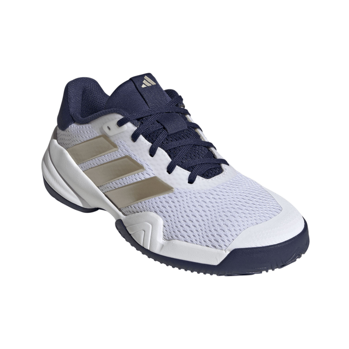 Pantofi Tenis Adidas Copii Barricade K Cloud White/Dark Blue [2]