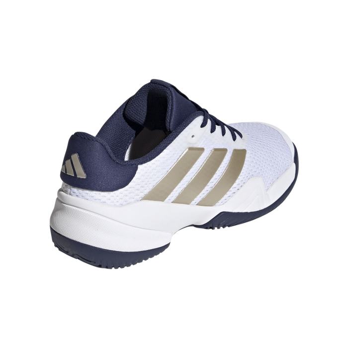 Pantofi Tenis Adidas Copii Barricade K Cloud White/Dark Blue [4]