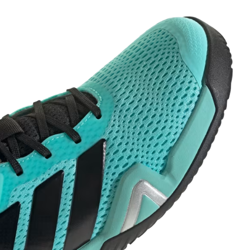 Pantofi Tenis Adidas Copii Barricade K Flash Aqua/Core Black [4]
