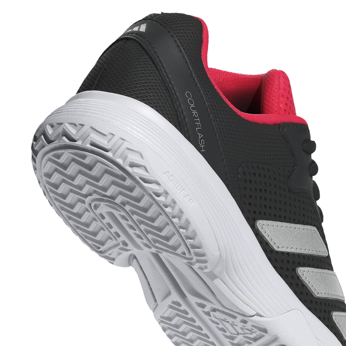Pantofi Tenis Adidas Copii Courtflash Black/Cloud White [5]
