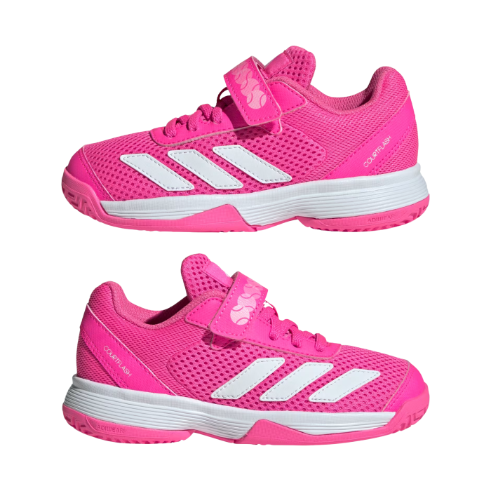 Pantofi Tenis Adidas Copii Courtflash Lucid Pink [7]