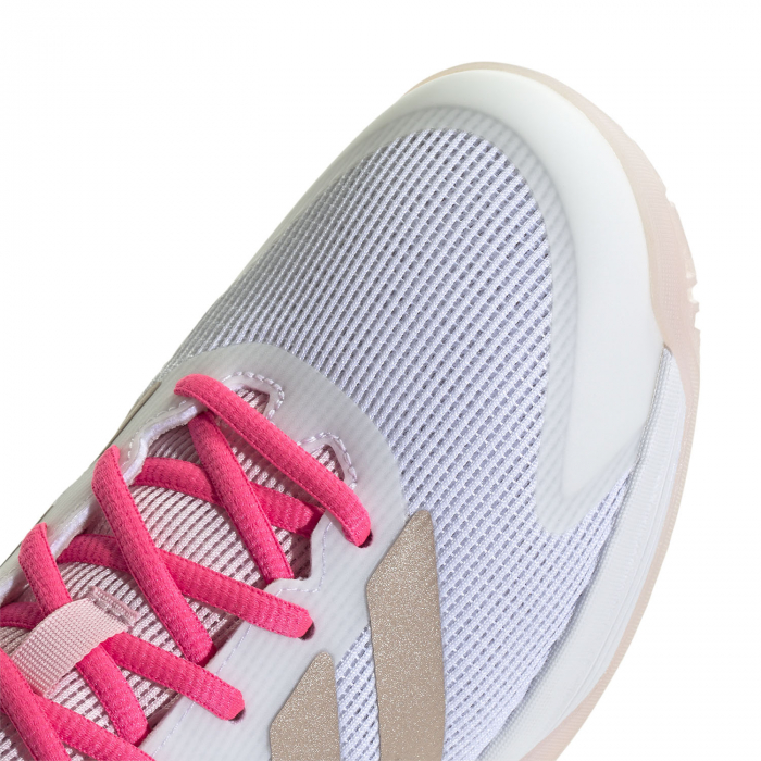 Pantofi Tenis Adidas Copii Ubersonic Off White/Silver Metallic [6]