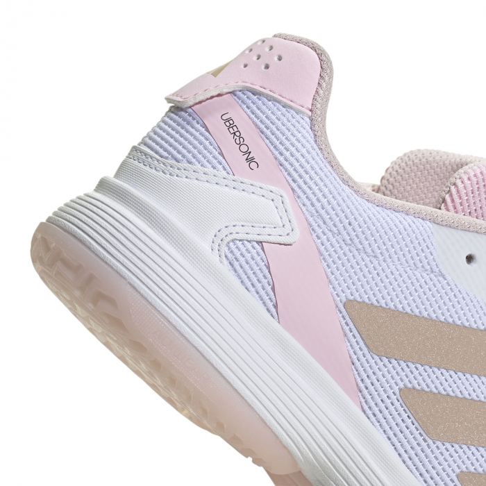 Pantofi Tenis Adidas Copii Ubersonic Off White/Silver Metallic [7]