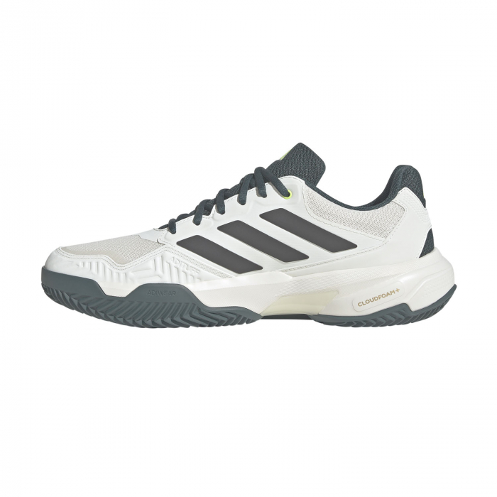 Pantofi Tenis Adidas Courtjam Control 3 Clay White Green [4]