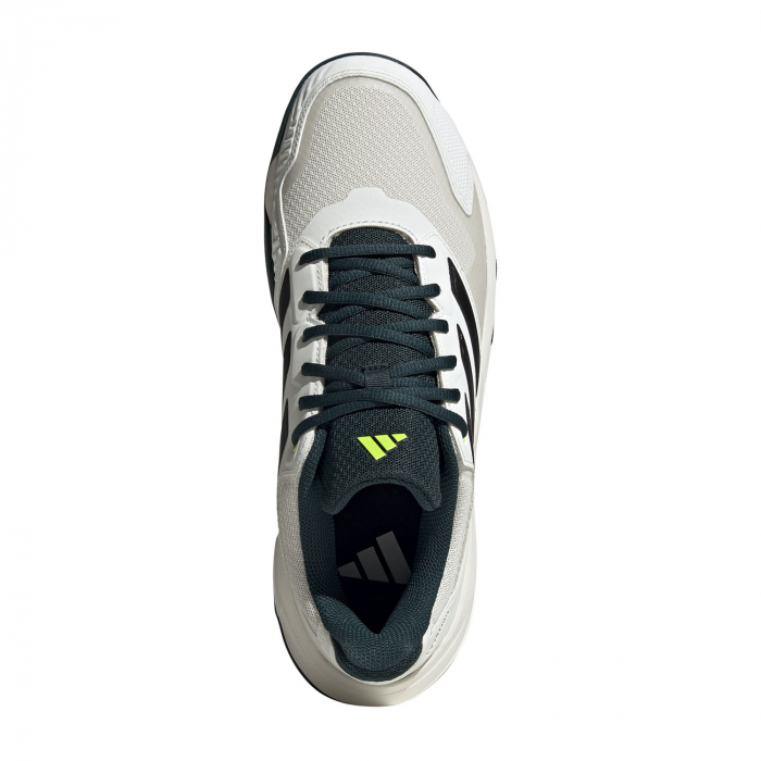 Pantofi Tenis Adidas Courtjam Control 3 Clay White Green [3]