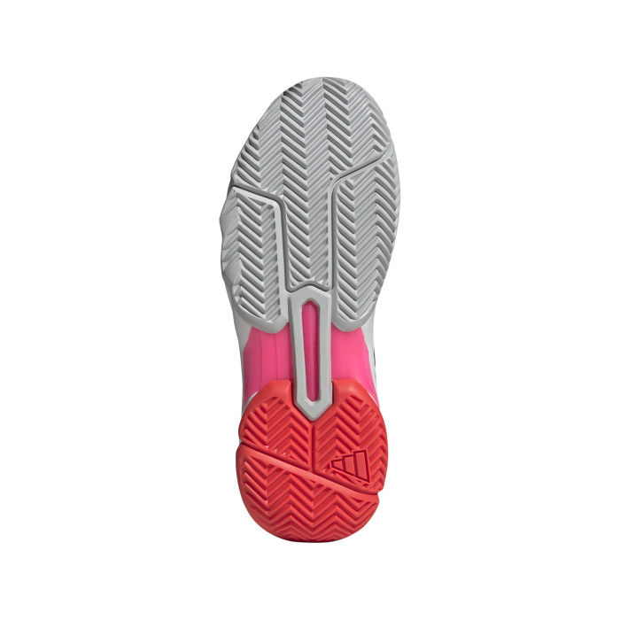 Pantofi Tenis Adidas CourtJam Control 3 White Lucid Pink [7]