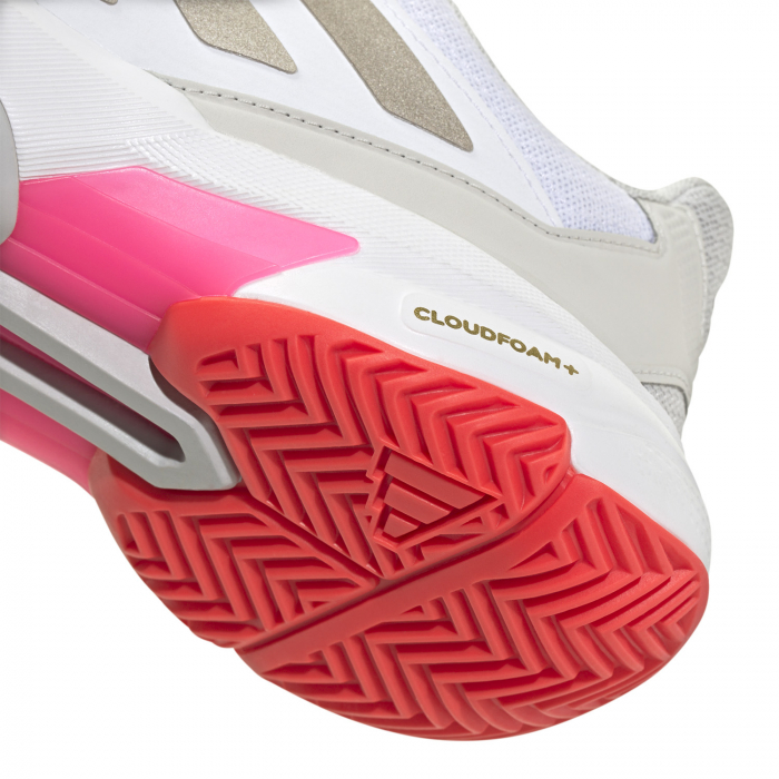 Pantofi Tenis Adidas CourtJam Control 3 White Lucid Pink [9]