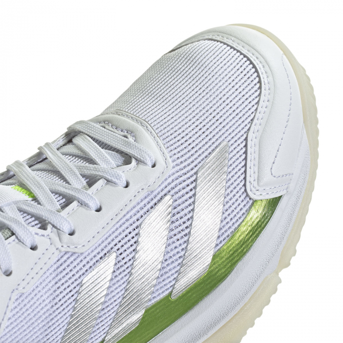 Pantofi Tenis Adidas Courtquick Padel FTWR White/Silver Metallic/Lemon [7]