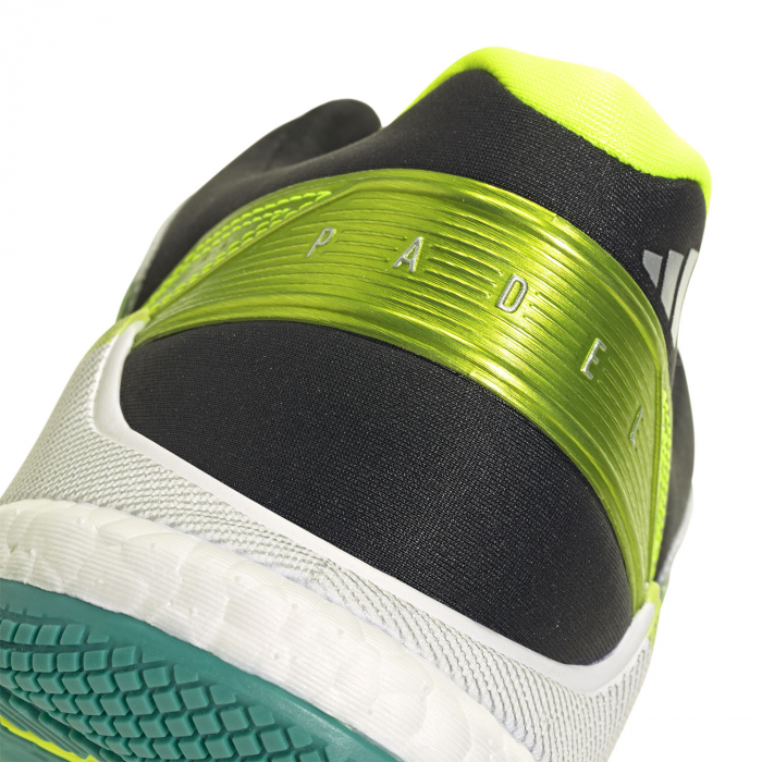 Pantofi Tenis Adidas Crazyquick Boost Padel White/Black/Lime Burst [5]