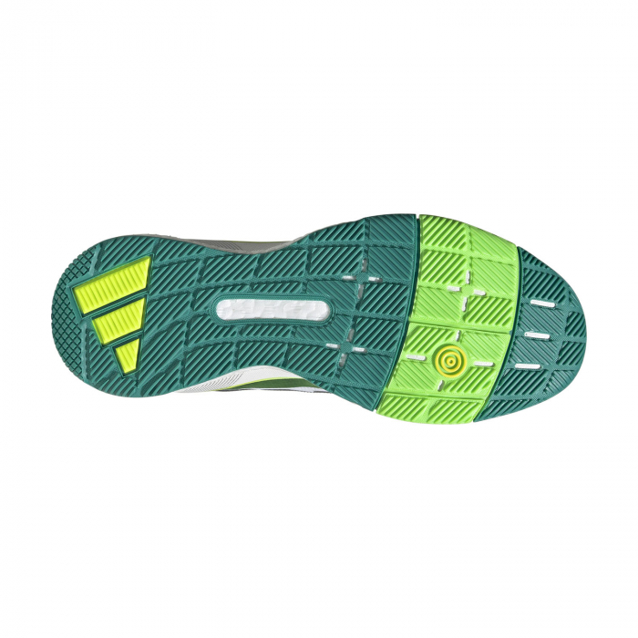 Pantofi Tenis Adidas Crazyquick Boost Padel White/Black/Lime Burst [8]