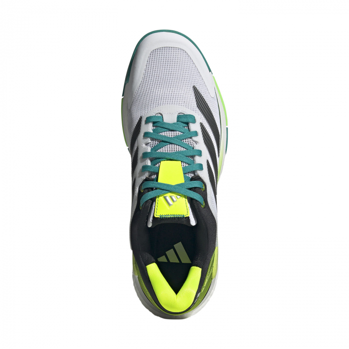 Pantofi Tenis Adidas Crazyquick Boost Padel White/Black/Lime Burst [7]