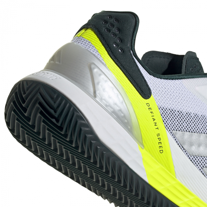 Pantofi Tenis Adidas Defiant Speed 2 Clay White/Yellow [7]
