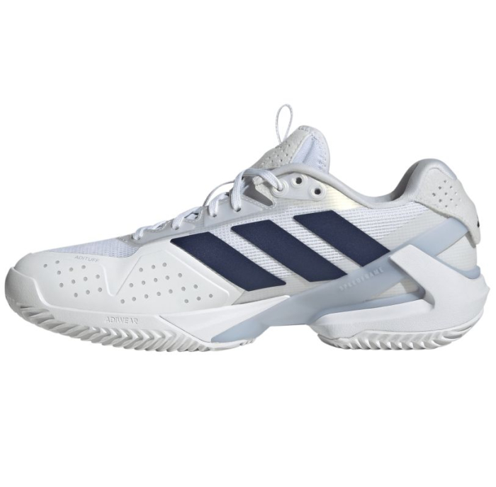 Pantofi Tenis Adidas Femei Adizero Ubersonic 5 Clay White/Dark Blue [3]