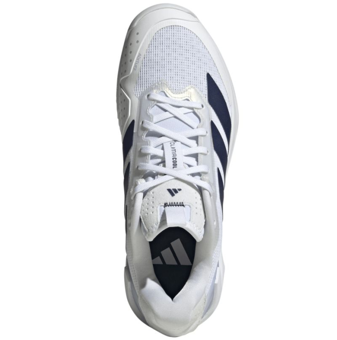 Pantofi Tenis Adidas Femei Adizero Ubersonic 5 Clay White/Dark Blue [6]
