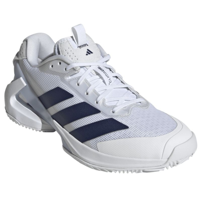 Pantofi Tenis Adidas Femei Adizero Ubersonic 5 Clay White/Dark Blue [2]