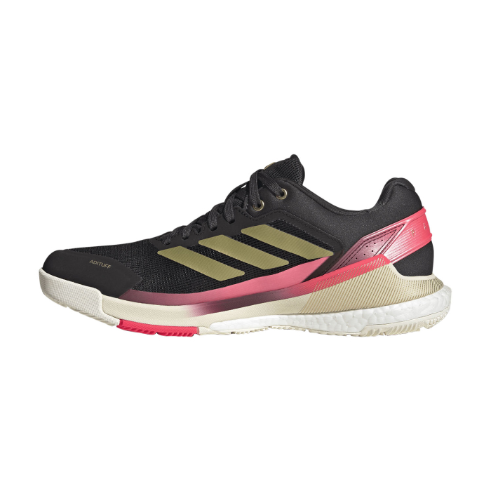 Pantofi Tenis Adidas Femei Courtjam Control 3 Halo Mint/Silver Metallic [3]