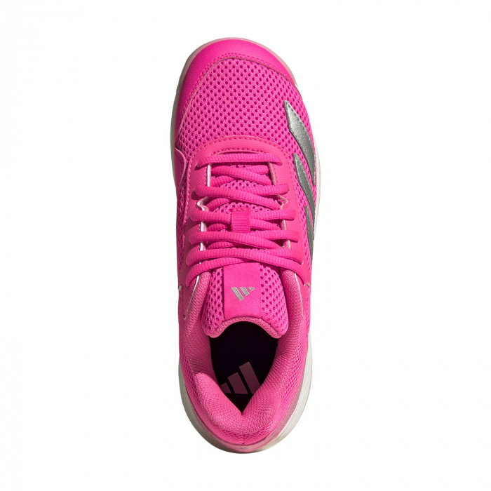 Pantofi Tenis Adidas Juniori Courtflash K Lucpnk [3]
