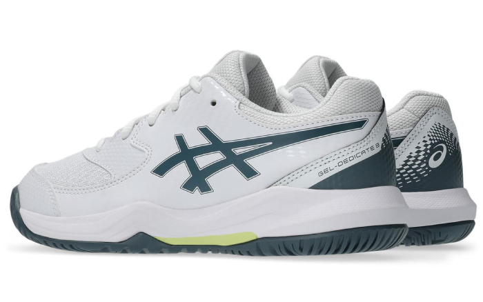 Pantofi Tenis Asics Copii Gel-Dedicate 8 GS White/Ironclad [3]