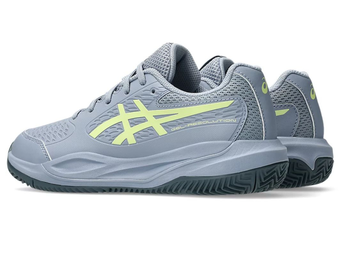 Pantofi Tenis Asics Copii Gel-Resolution X GS Clay Grey Blue/Pistachio [3]