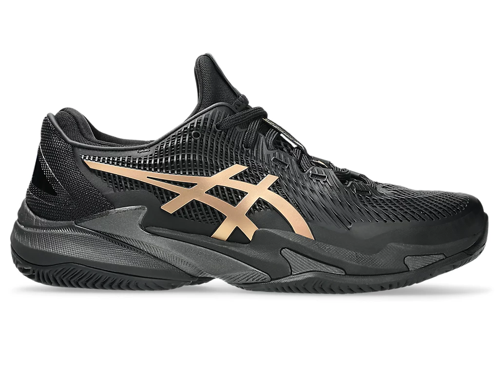 Pantofi Tenis Asics Court FF 3 Novak Clay Night Black/Prism Gold [8]