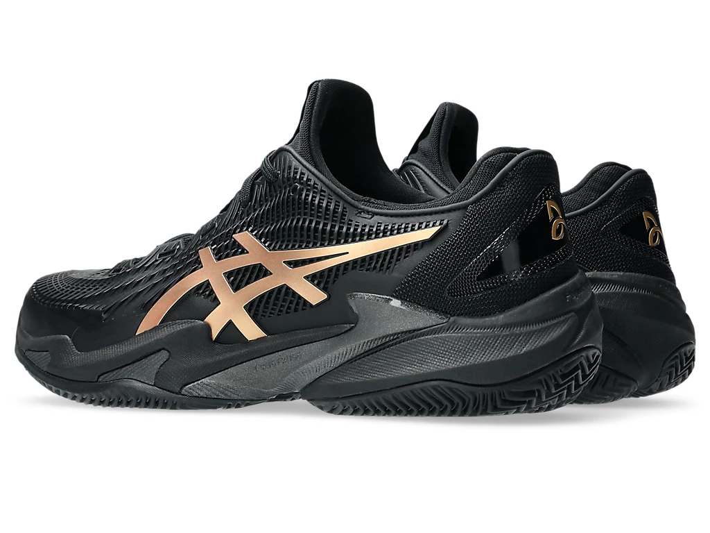 Pantofi Tenis Asics Court FF 3 Novak Clay Night Black/Prism Gold [6]