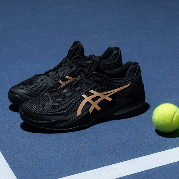 Pantofi Tenis Asics Court FF 3 Novak Night Black/Prism Gold [8]