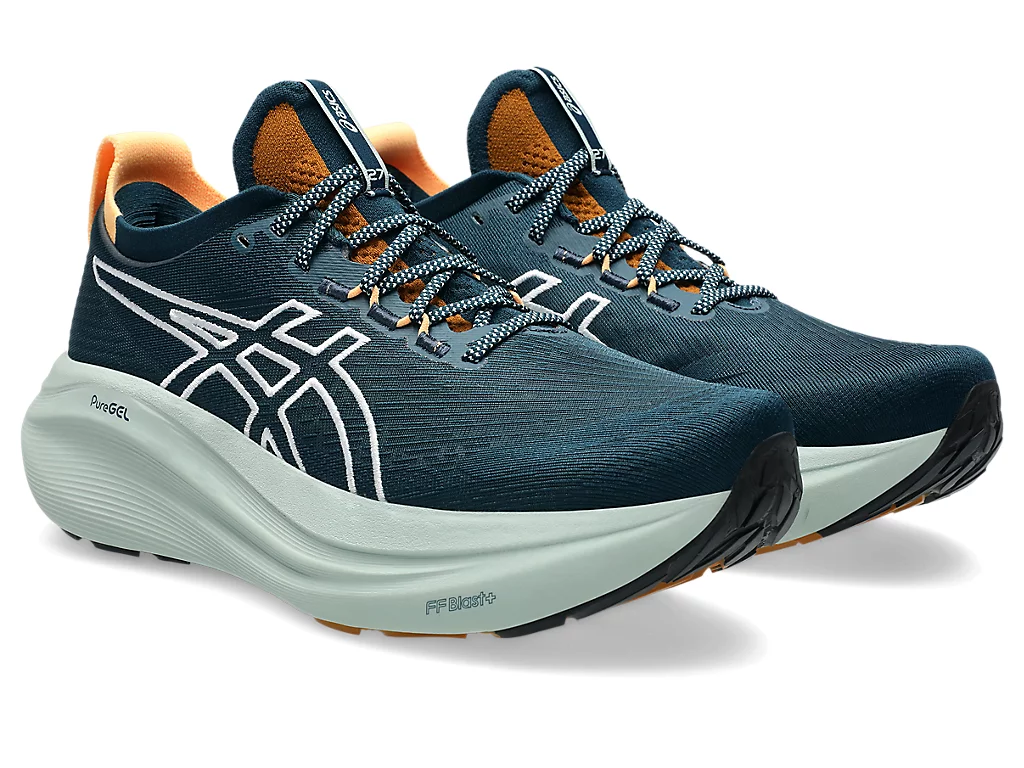 Pantofi Tenis Asics Gel-Nimbus 27 TR Nature Bathing/Teal [2]