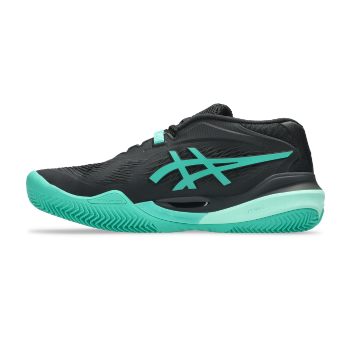 Pantofi Tenis Asics Gel-Resolution X Clay Black/Aurora Green [6]