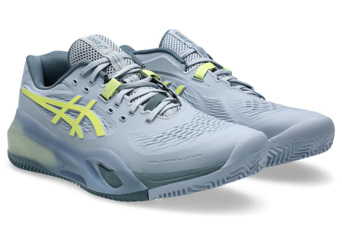 Pantofi Tenis Asics Gel-Resolution X Clay Grey Blue/Pistachio [2]
