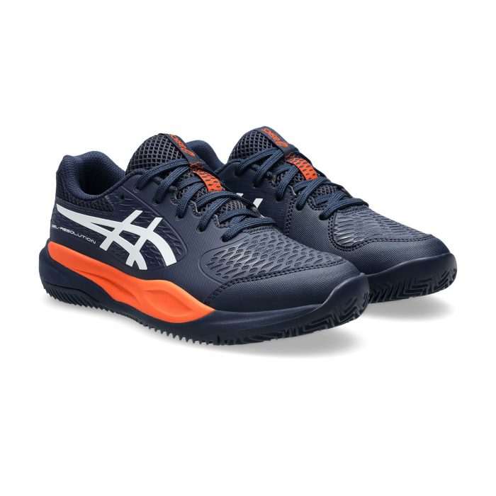 Pantofi Tenis Asics Gel-Resolution X Gs Clay Midnight/White [2]