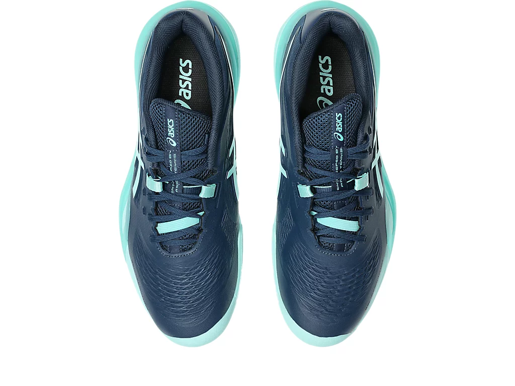 Pantofi Tenis Asics Gel-Resolution X Night Sky/Mint [8]