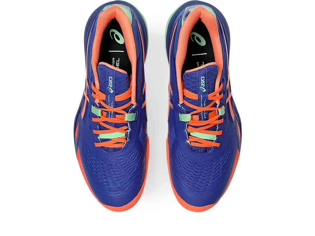 Pantofi Tenis Asics Gel-Resolution X Padel Cobalt/Vivid Coral [5]