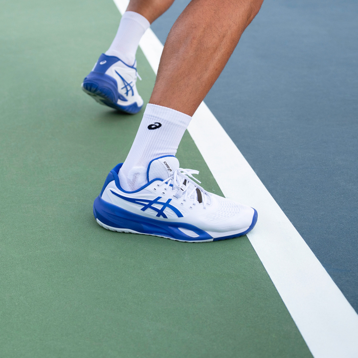 Pantofi Tenis Asics Gel-Resolution X White/Cobalt [8]