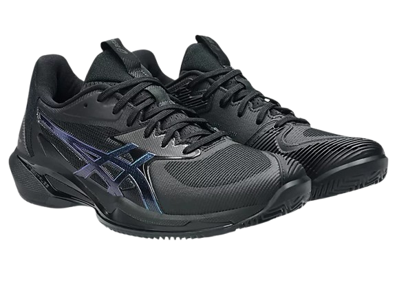 Pantofi Tenis Asics Solution Speed FF 3 Clay Night Black/Prism Blue [4]